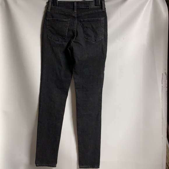 Levi’s 721 women’s size 27 charcoal high rise skinny denim Stretch Jeans. - Picture 2 of 15